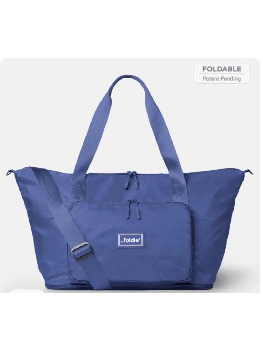 The Foldie Travel Bag Blue New Unused 40L Capacity NWT